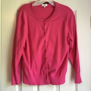 Pink Crown and Ivy 3/4 Sleeve Cardigan